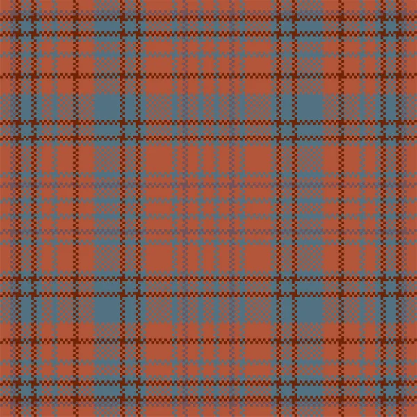 Tartan Plaid Pattern Seamless Print Fabric Texture Check Vector Background — Stock Vector