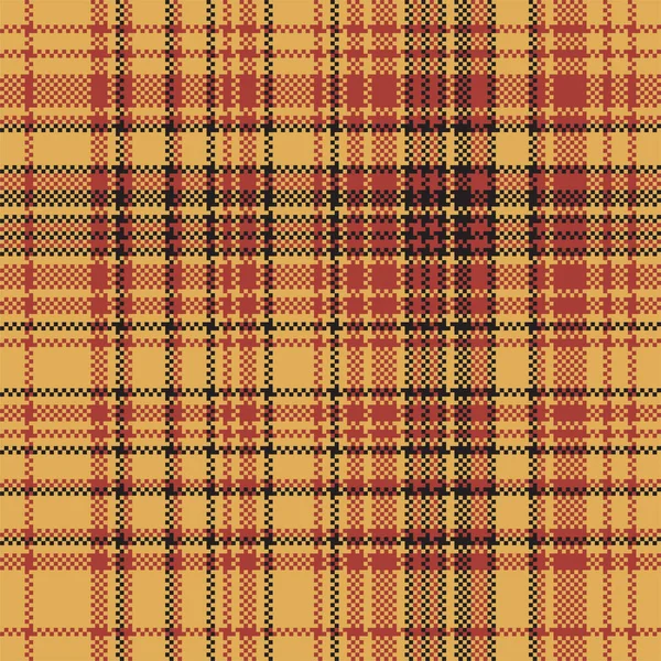 Tartan Ruitpatroon Naadloos Print Stof Textuur Controleer Vectorachtergrond — Stockvector