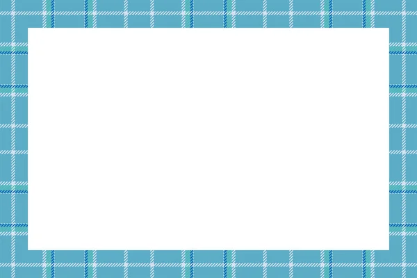 Vintage Frame Vector Scottish Border Pattern Retro Style Krása Prázdné — Stockový vektor