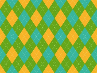 Argyle deseni kusursuz. Kumaş dokusu arka planı. Klasik argill vektör süslemesi.