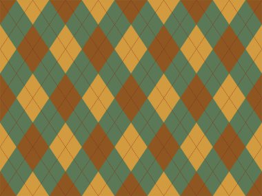Argyle deseni kusursuz. Kumaş dokusu arka planı. Klasik argill vektör süslemesi.