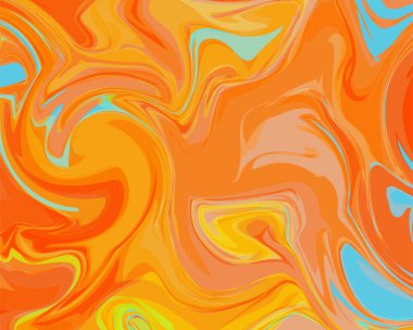 Modern soyut sıvı arkaplan. Baskı pankartı, poster, web sayfası, iniş için renk sıvısı dinamik konsept şablonu. Düz dizayn. Vektör illüstrasyonu.