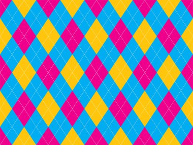 Argyle deseni kusursuz. Kumaş dokusu arka planı. Klasik argill vektör süslemesi.