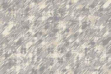 Modern arıza geçmişi. Renkli geometrik soyut model vektörü. Hasar çizgileri duvar kağıdını etkiler. Grunge desenli ekose..