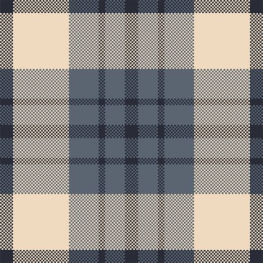Piksel arkaplan vektör tasarımı. Modern, pürüzsüz desenli ekose. Kare kumaş. Tartan İskoç tekstili. Güzellik rengi süsleri..
