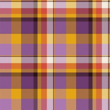 Tartan İskoçya kusursuz ekose desenli taşıyıcı. Retro arkaplan kumaşı. Tekstil baskısı, ambalaj kağıdı, hediye kartı, duvar kağıdı düz tasarım için klasik denetim renk kare geometrik dokusu.