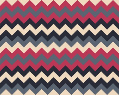 Zigzag deseni pürüzsüz. Zig zag arkaplan rengi. Vektör soyut tasarımı.