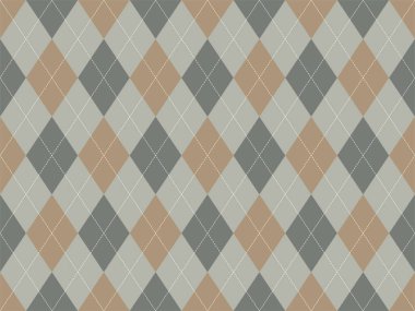 Argyle deseni kusursuz. Kumaş dokusu arka planı. Klasik argill vektör süslemesi.