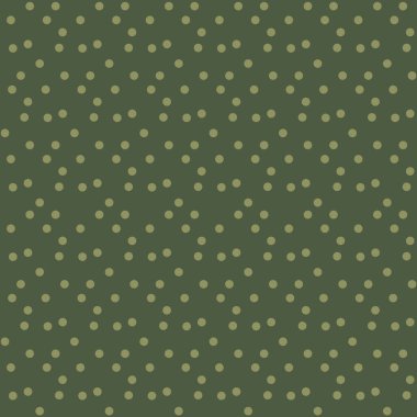 Khaki yeşili rastgele noktalar arkaplansız vektör deseni