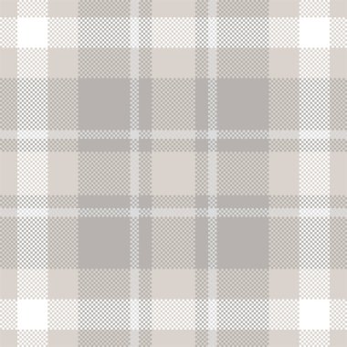 Piksel arkaplan vektör tasarımı. Modern, pürüzsüz desenli ekose. Kare kumaş. Tartan İskoç tekstili. Güzellik rengi süsleri..