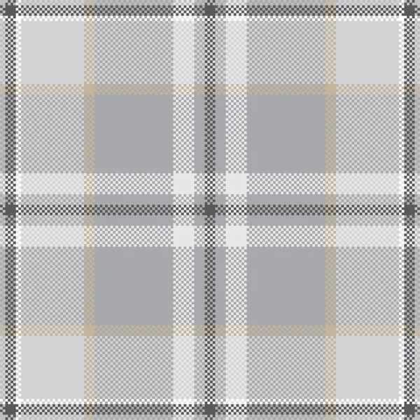 Pixel Achtergrond Vector Ontwerp Moderne Naadloze Patroon Plaid Vierkante Textuur — Stockvector