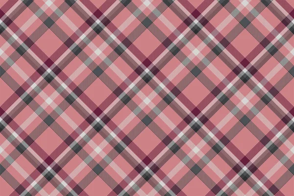 Vetor Padrão Xadrez Sem Costura Tartan Scotland Tecido Fundo Retro — Vetor de Stock