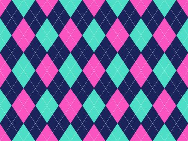 Argyle deseni kusursuz. Kumaş dokusu arka planı. Klasik argill vektör süslemesi.