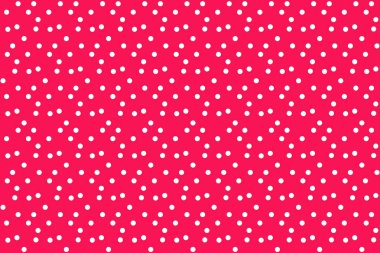 Modern kırmızı polka arka plan vektörü pürüzsüz desen