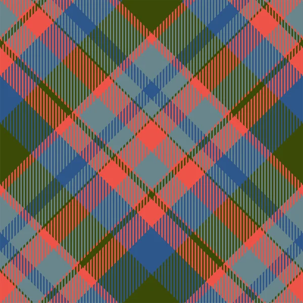 Tartan Scotland Nahtlos Karierte Muster Vektor Retro Hintergrund Stoff Vintage — Stockvektor