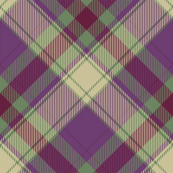 Tartan Scotland Seamless Plaid Pattern Vector Retro Background Fabric Vintage — Stock Vector