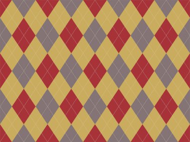 Argyle deseni kusursuz. Kumaş dokusu arka planı. Klasik argill vektör süslemesi.