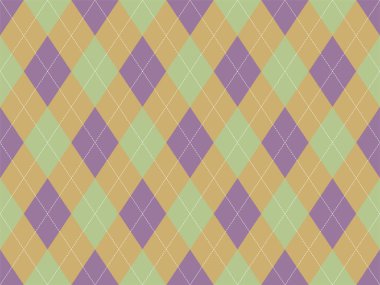 Argyle deseni kusursuz. Kumaş dokusu arka planı. Klasik argill vektör süslemesi.