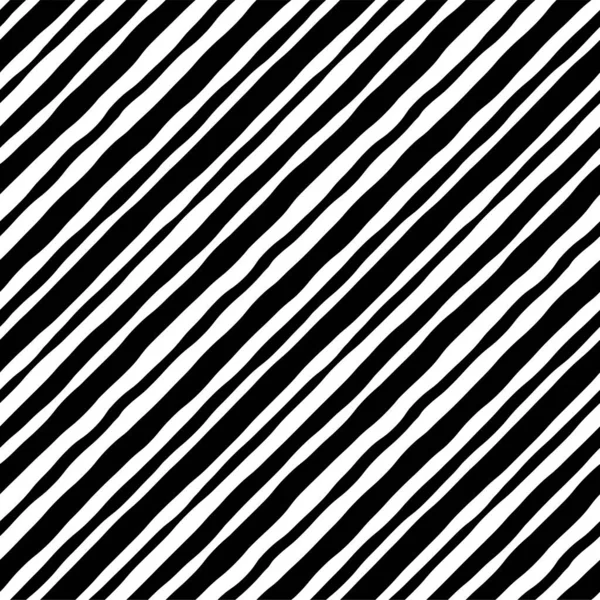 グランジラインスタイルパターン抽象的なストライプブラックシームレス ベクトル背景 — ストックベクタ