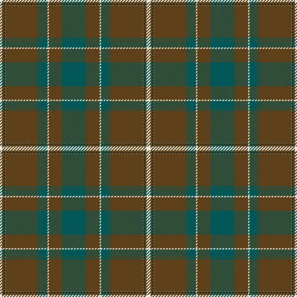 Vecteur Motif Carreaux Écossais Tartan Sans Couture Tissu Fond Rétro — Image vectorielle