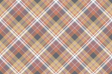 Ekoseli köşegen kumaş dokusu kusursuz desen. Düz dizayn. Vektör illüstrasyonu.