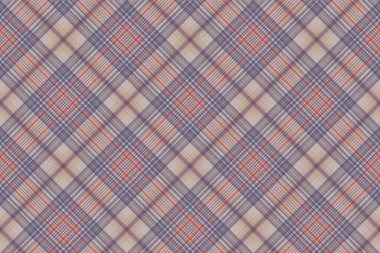 Tartan klanı kumaş dokusunu kusursuz bir şekilde kontrol ediyor. Vektör illüstrasyonu.