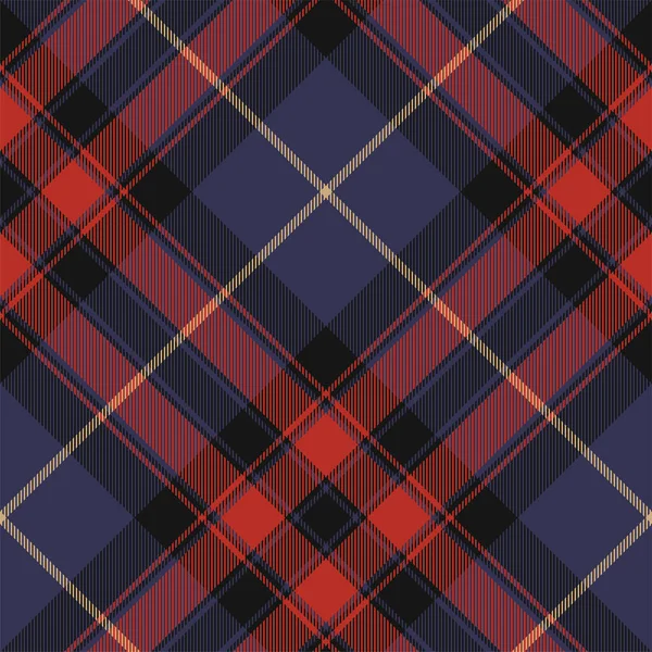 Plaid Textiel Tartan Naadloos Patroon Vectorillustratie — Stockvector