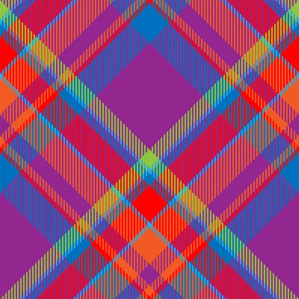 Tartan Scotland Nahtlos Karierte Muster Vektor Retro Hintergrund Stoff Vintage — Stockvektor