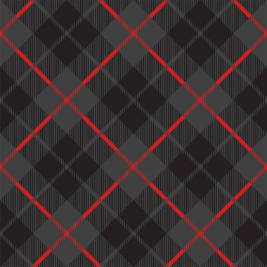 İskoçya gümüş tartan köşegen dokusu kusursuz desen. Vektör çizimi. EPS 10. Şeffaflık yok. Eğim yok.