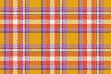 Tartan İskoçya kusursuz ekose desenli taşıyıcı. Retro arkaplan kumaşı. Tekstil baskısı, ambalaj kağıdı, hediye kartı, duvar kağıdı düz tasarım için klasik denetim renk kare geometrik dokusu.