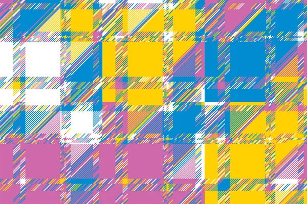 Modern Glitch Bakgrund Färg Geometrisk Abstrakt Mönster Vektor Skador Linjer — Stock vektor
