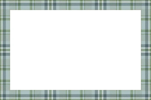 Vintage Frame Vector Scottish Border Pattern Retro Style Krása Prázdné — Stockový vektor