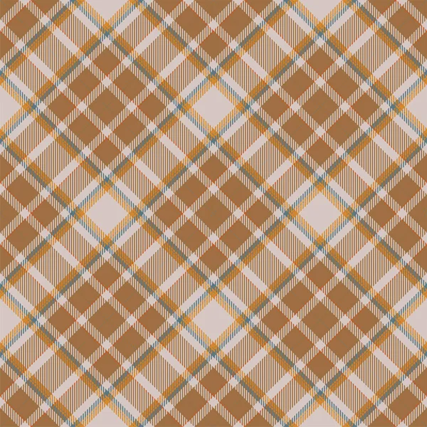 Vecteur Motif Carreaux Écossais Tartan Sans Couture Tissu Fond Rétro — Image vectorielle