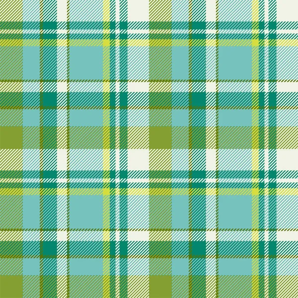 Vecteur Motif Carreaux Écossais Tartan Sans Couture Tissu Fond Rétro — Image vectorielle