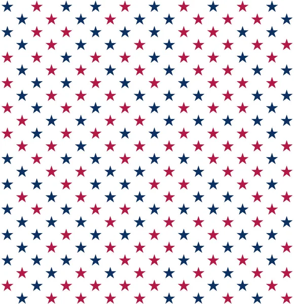 Usa Background Elements American Flag Abstract Seamless Pattern Design Independence — Stock Vector