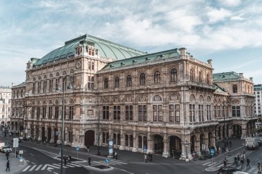 Vienna, Austria - April 27,2019: State Opera House Staatsoper in clipart