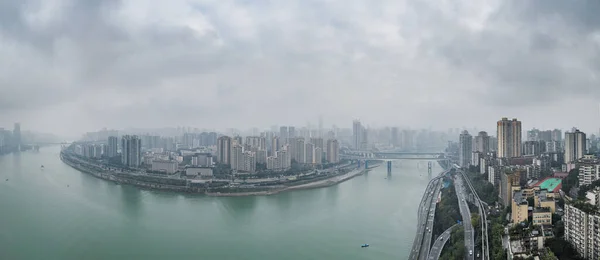 Chongqing Chiny Grudzień 2019 Widok Lotu Ptaka Jaskinię Hong Dong — Zdjęcie stockowe