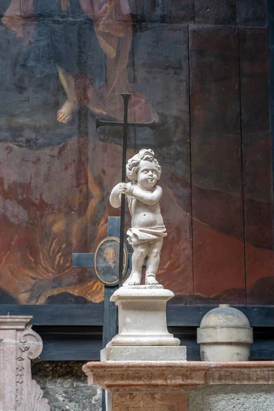 Engel Kruis Aan Altaar Aan Voet Van Festungsberg Peter Abbey — Stockfoto