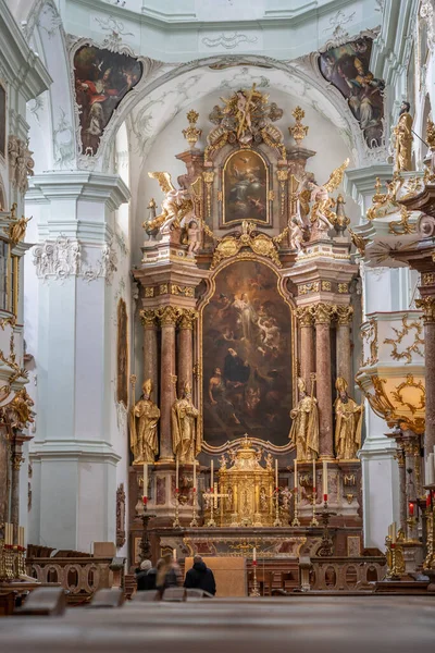 Altaargevel Van Rococostijl Sint Pieterskerk — Stockfoto