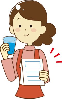 Annemin ilaç aldığı bir resim.