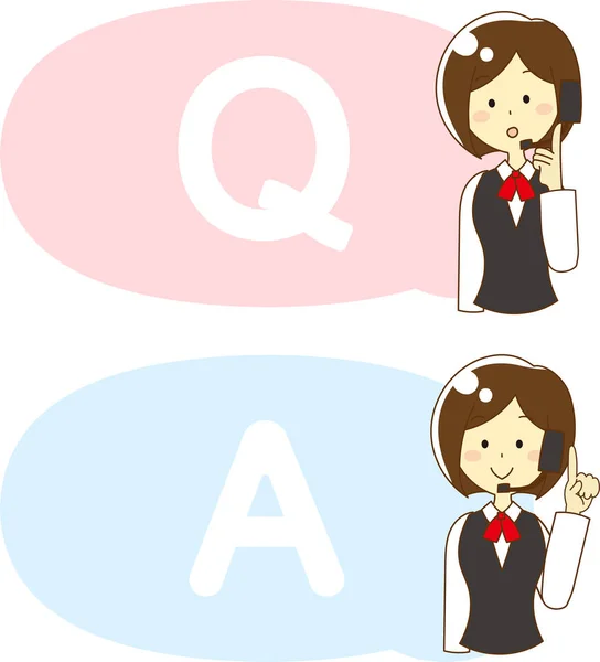 Q & A-pictogram — Stockvector