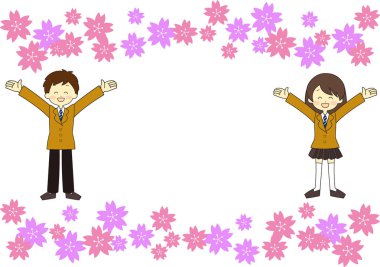 Rejoice child and cherry clipart