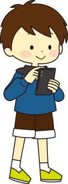 Çocuklar tüm vücut resimlemesi