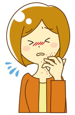 Saman nezlesi kadın