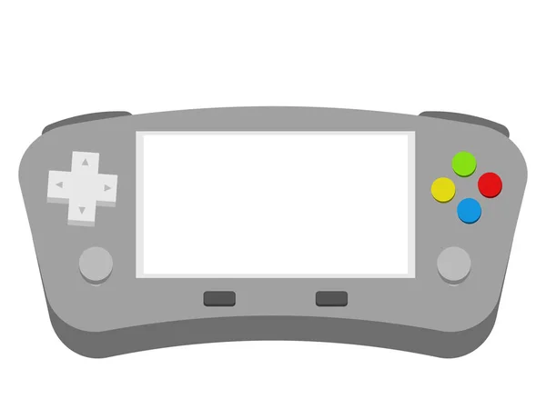 Portable game console — Stock Vector