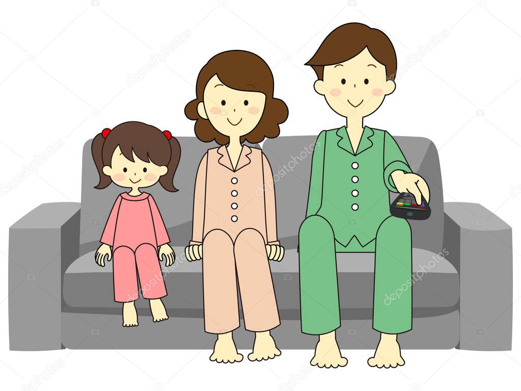 People sitting on the couch