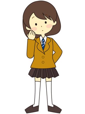 Yanak sopasıyla düşünen bir insan tasviri