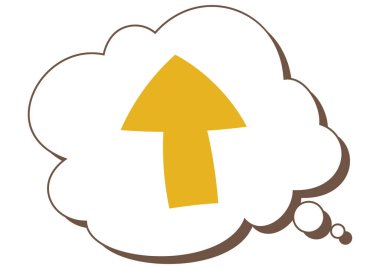 El boyaması konuşma balonu ve mini simge