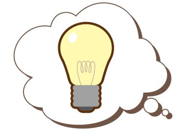 El boyaması konuşma balonu ve mini simge