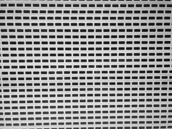 Metal mesh roller blind pattern, white for protection and safety. — Stock Photo, Image